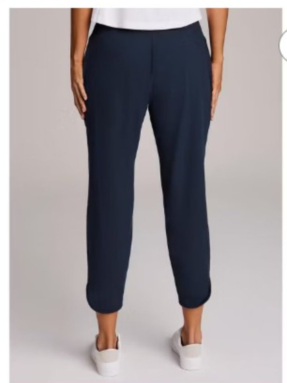 RBX Active Women's Buttery Soft Jogger Pants Clean Waisted Cropped sz L NEW - Picture 3 of 3